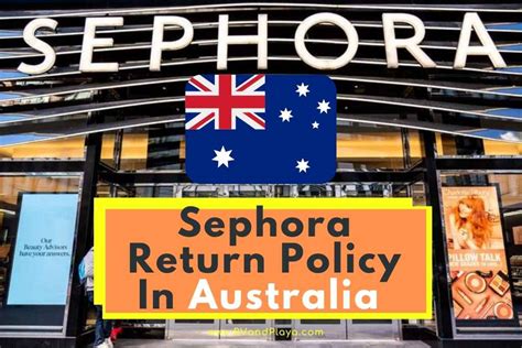 sephora australia return policy